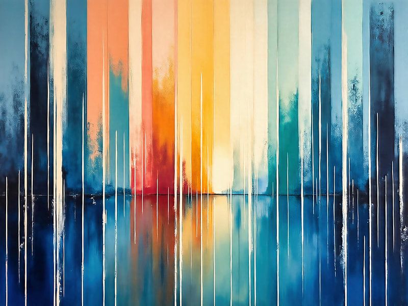 Abstratcte kleurpatronen van The Photo Artist