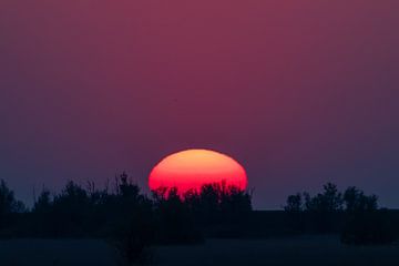 Zonsondergang van Bas Groenendijk