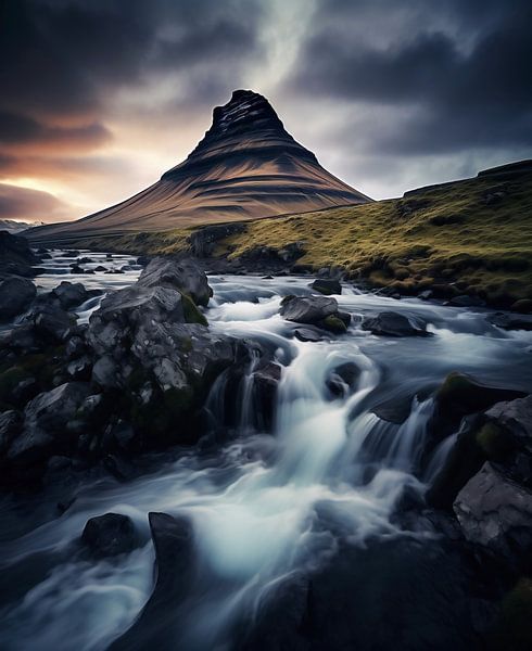 Avontuur in IJsland van fernlichtsicht