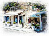 Ristorante At The Lakeside Passignano sul Trasimeno by Dorothy Berry-Lound thumbnail