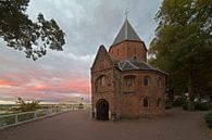 St. Nicolas Chapel in Nijmegen with a beautiful sky by Anton de Zeeuw thumbnail