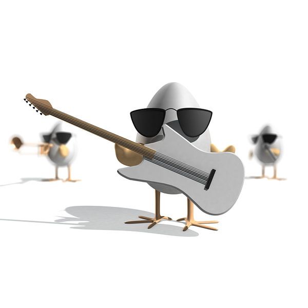 Rocking Easter eggs by Emiel de Lange