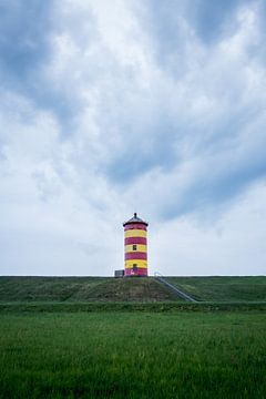 Le phare de Pilsum en Frise orientale sur Christian Möller Jork