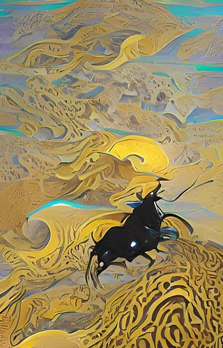 The black horse