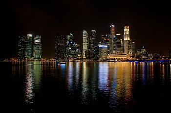 Ligne d'horizon de Singapour