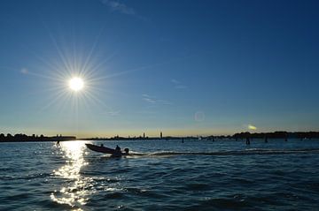 venetie. zonsondergang