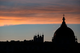 Sonnenuntergang in Lyon von Richard Wareham