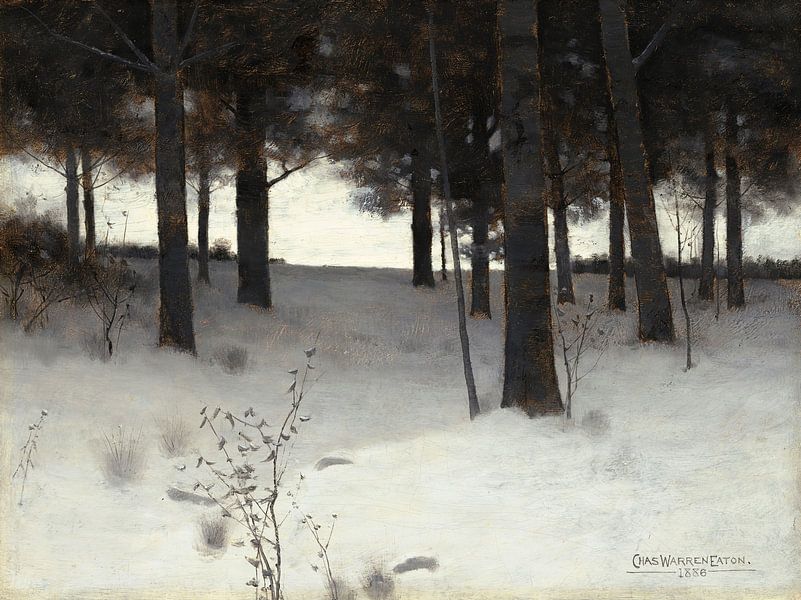Charles Warren Eaton,Bos in de winter van finemasterpiece