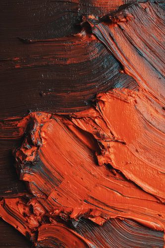 Textur in Rot und Tiefe Abstrakte Farbexplosion