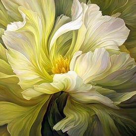 Floral Lime van Jacky