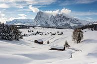 Winter auf der Seiser Alm von Michael Valjak Miniaturansicht