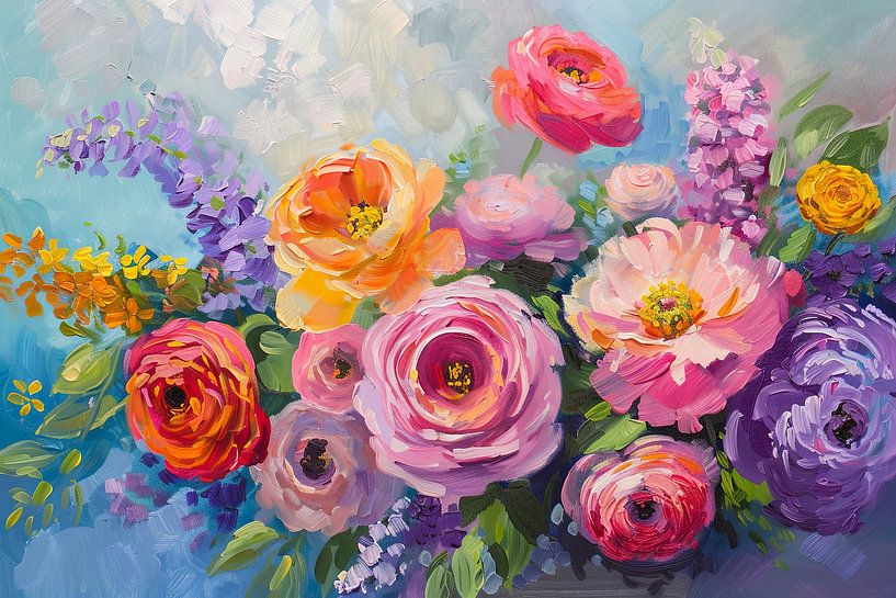 Frühlingsblumen von Poster Art Shop