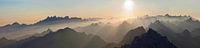 Mystical mountains in the fog by Christa Kramer thumbnail