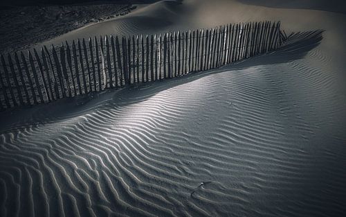 lijnenspel in het zand