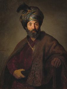 Mann in orientalischer Tracht, um 1635, Rembrandts Werkstatt