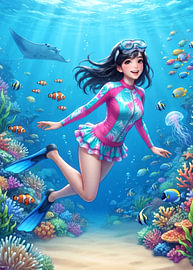 Exploring the Magical Underwater World by Runglavan Pleanphai
