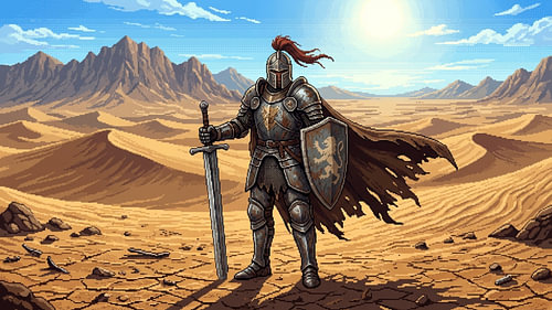 Der Ritter der brennenden Sandwüste