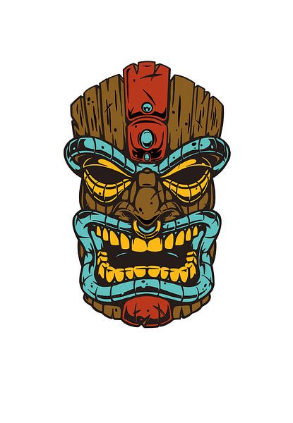 Tiki Mask by Jochem Roelink