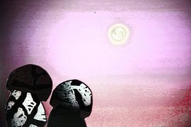 Vrienden bij volle maan by Els Rooijers