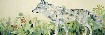 Wolf Kunstwerk | Wolf von Wunderbare Kunst