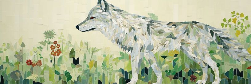Wolf Kunstwerk | Wolf von Wunderbare Kunst