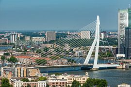 Erasmusbrücke Rotterdam vom Euromast aus. von Brian Morgan