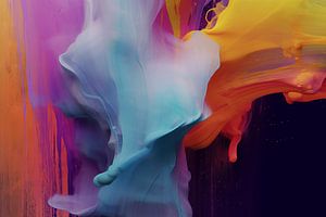 Modern und abstrakt: "Neon splash"