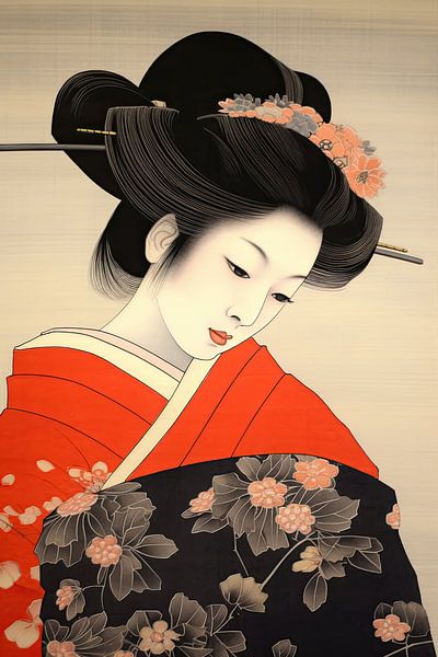 Enchanting Geisha, Harmony of Beauty by Peter Balan
