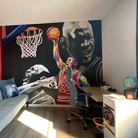 Customer photo: Michael Jordan by shichiro ken, as wallpaper
