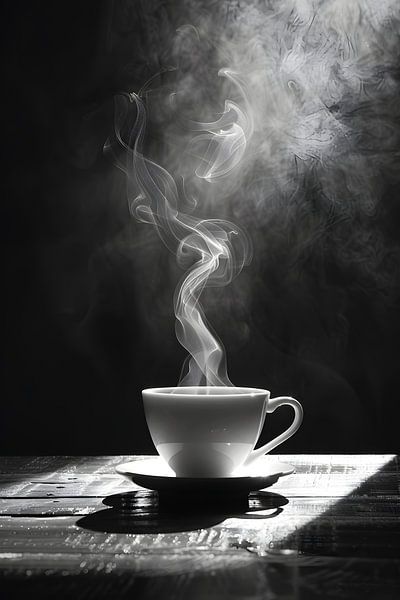 Coffee break in black and white by Skyfall