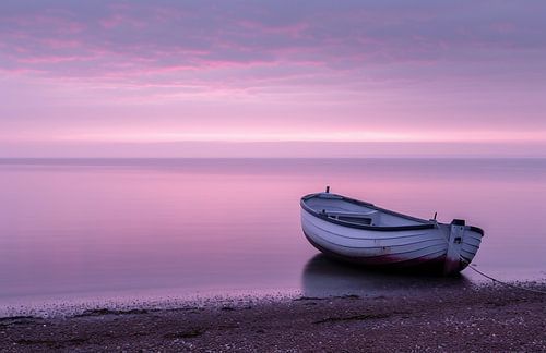 Boat at sunrise