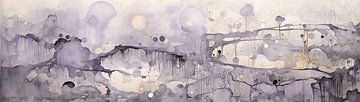 Ethereal Harmony | Abstract Mauve by Abstract Painting