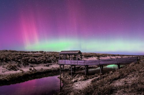 Nordlichter Petten Niederlande 2023 von Sebastiaan van Stam Fotografie