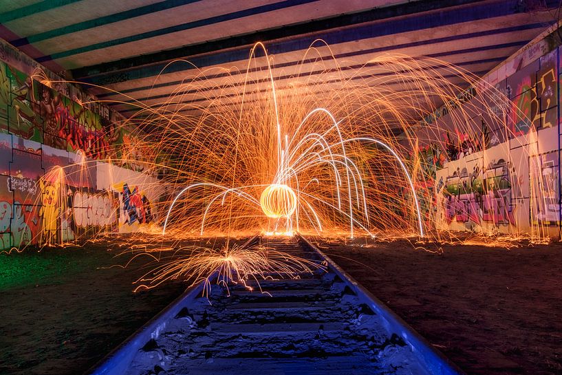 StreetArt sous le pont par Arno Prijs