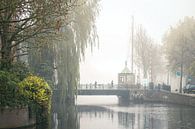 The museum bridge in the fog by Hessel de Jong thumbnail