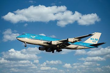 Boeing 747-400 KLM, PH-BFP. De City of Paramaribo van Gert Hilbink
