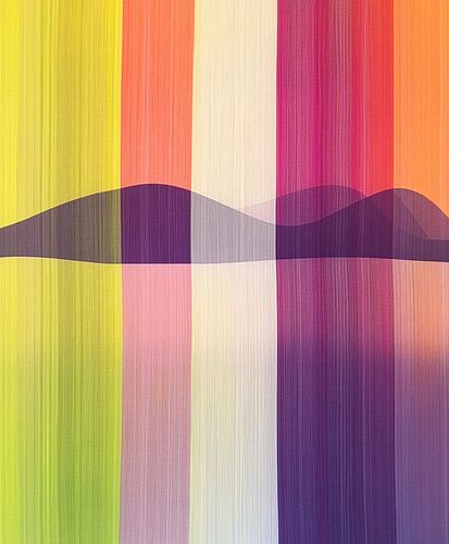 Paysage abstrait en dégradé