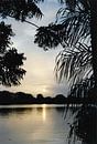 Zonsondergang  bij de Gambia rivier. van Ineke de Rijk thumbnail