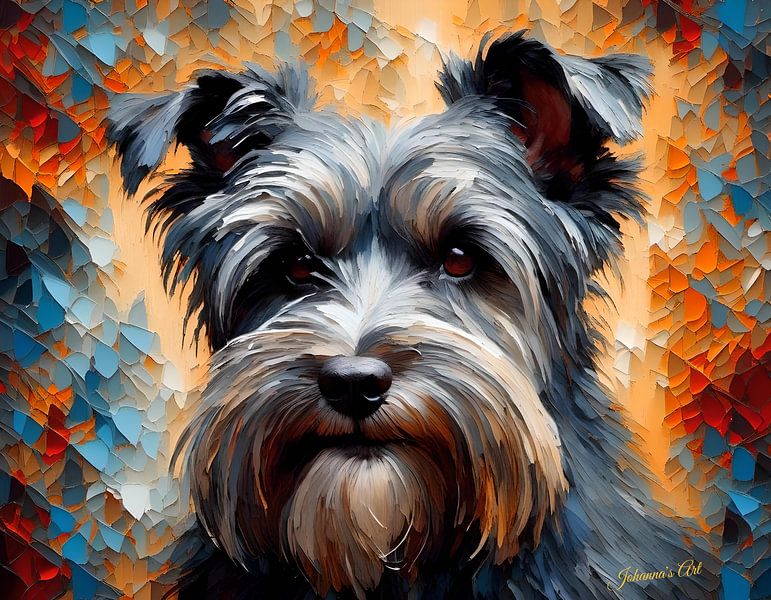 Schnauzer Art - "Sharp Style" by Johanna's Art - Celebrate the Schnauzer! by Johannas Art Creations