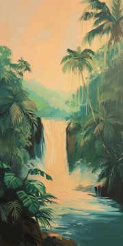 Dawn at the Jungle Falls by Whale & Sons