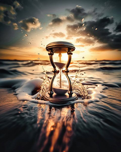 Lever de soleil sur la mer par fernlichtsicht