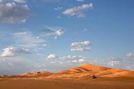 Overweldigende prachtige zandduinen in de Sahara in Merzouga, Marokko, Afrika van Tjeerd Kruse thumbnail