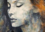 Frau Abstrakt | Chroma Whispers von Kunst Laune Miniaturansicht