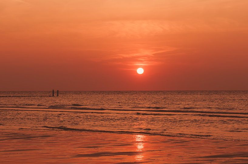 Sunset Domburg by Nancy van Verseveld