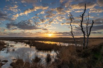 Zonsondergang bij Doldersummerveld van AdJ Fotografie