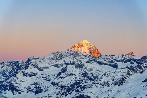 Swiss mountain peak at sunrise, episode 2
