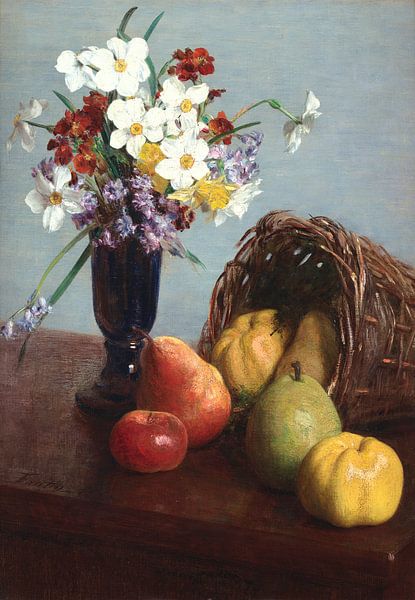 Fruit and Flowers, Henri Fantin-Latour by Masterful Masters