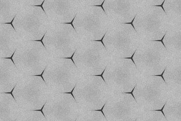 Pattern honeycomb in grey and black by Nicole