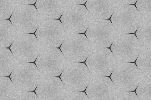 Motif en nid d'abeille en gris et noir