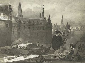 Albertus Anthonius Nunnink, Das Torfschiff von Breda, 1590, Albertus nach Tieleman Cato Bruining